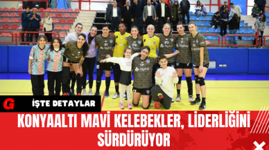 Konyaaltı Mavi Kelebekler, Liderliğini Sürdürüyor