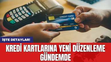 Kredi kartlarına yeni düzenleme gündemde