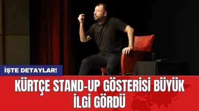 Kürtçe stand-up gösterisi büyük ilgi gördü