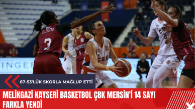 Melikgazi Kayseri Basketbol ÇBK Mersin'i 14 sayı farkla yendi