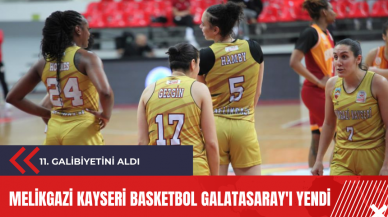 Melikgazi Kayseri Basketbol Galatasaray'ı yendi