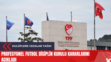 Profesyonel Futbol Disiplin Kurulu kararlarını açıkladı