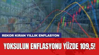 Rekor kıran yıllık enflasyon: Yoksulun enflasyonu yüzde 110!