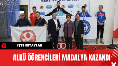 ALKÜ Öğrencileri Madalya Kazandı