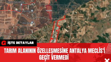 Tarım Alanının Özelleşmesine Antalya Meclis'i Geçit Vermedi