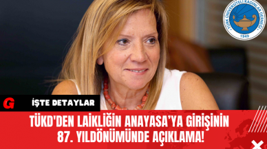 TÜKD'den Laikliğin Anayasa’ya Girişinin 87. Yıldönümünde Açıklama!