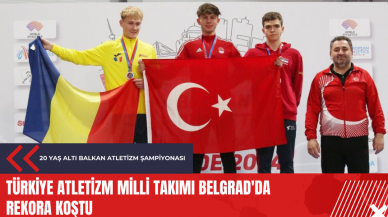 Türkiye Atletizm Milli Takımı Belgrad'da rekora koştu