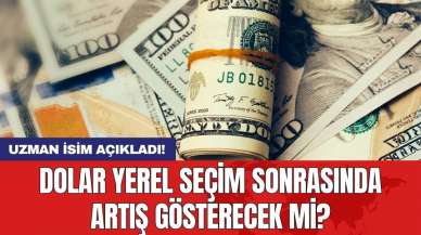 Uzman isim açıkladı! Dolar yerel seçim sonrasında artış gösterecek mi?