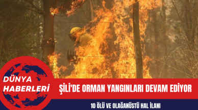 Şili'de Orman Yangınları: 10 Ölü ve Olağanüstü Hal İlanı