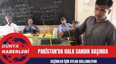 Pakistan'da Halk Sandık Başında: Seçimler İçin Oylar Kullanılıyor