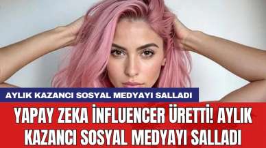 Yapay zeka influencer üretti! Aylık kazancı sosyal medyayı salladı