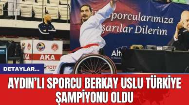 Aydın’lı Sporcu Berkay Uslu Türkiye Şampiyonu Oldu!