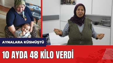 10 ayda 48 kilo verdi