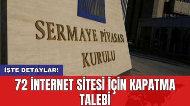 72 internet sitesi için kapatma talebi