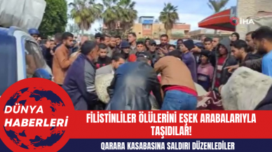 Filistinliler Ölülerini Eşek Arabalarıyla Taşıdılar!