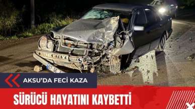 Antalya'da otomobil ile çarpışan motosikletin sürücüsü hayatını kaybetti