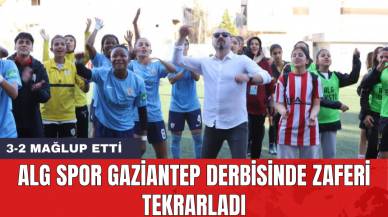 Alg Spor Gaziantep derbisinde zaferi tekrarladı