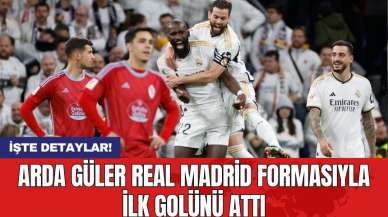 Arda Güler Real Madrid kariyerinde ilk golünü attı