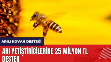 Arı yetiştiricilerine 25 Milyon TL arılı kovan desteği