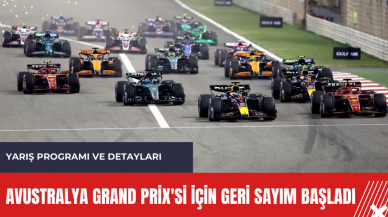 Avustralya Grand Prix'si için geri sayım başladı