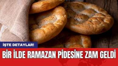 Bir ilde ramazan pidesine zam geldi