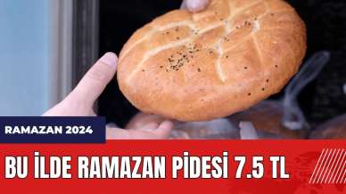 Bu ilde Ramazan pidesi 7.5 TL