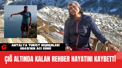 Çığ Altında Kalan Rehber Hayatını Kaybetti