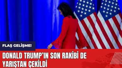 Donald Trump’ın son rakibi de yarıştan çekildi