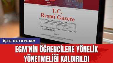 EGM'nin öğrencilere yönelik yönetmeliği kaldırıldı