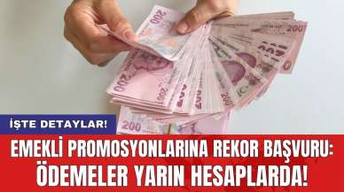 Emekli promosyonlarına rekor başvuru: Ödemeler yarın hesaplarda!