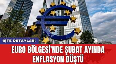 Euro Bölgesi'nde şubat ayında enflasyon düştü