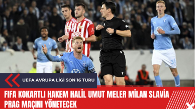 FIFA Kokartlı hakem Halil Umut Meler Milan Slavia Prag maçını yönetecek