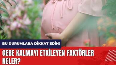 Gebe kalmayı etkileyen faktörler neler?