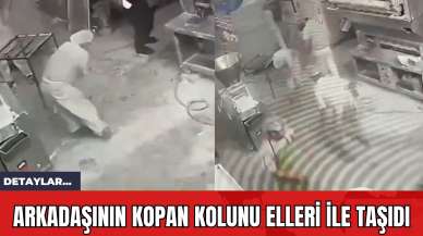 Arkadaşının Kopan Kolunu Elleri İle Taşıdı