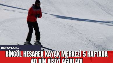 Bingöl Hesarek Kayak Merkezi 5 Haftada 40 Bin Kişiyi Ağırladı