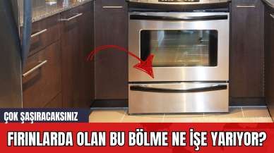 Fırınlarda Olan Bu Bölme Ne İşe Yarıyor? Çok Şaşıracaksınız