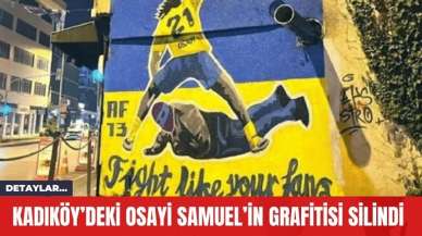 Kadıköy’deki Osayi Samuel’in Grafitisi Silindi