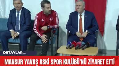 Mansur Yavaş ASKİ Spor Kulübü'nü Ziyaret Etti