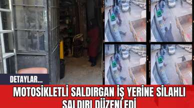 Motosikletli Saldırgan İş Yerine Silahlı Saldırı Düzenledi