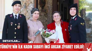 Türkiye'nin İlk Kadın Subayı İnci Arcan Ziyaret Edildi!