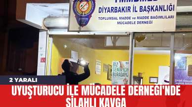 Uyuşturucu ile Mücadele Derneği'nde Silahlı Kavga: 2 Yaralı