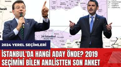 İstanbul'da hangi aday önde? 2019 seçimini bilen analistten son anket