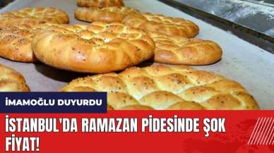 İstanbul'da Ramazan pidesinde şok fiyat! İmamoğlu duyurdu