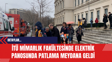 İTÜ Mimarlık Fakültesinde Elektrik Panosunda Patlama Meydana Geldi