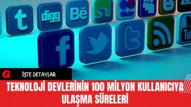 Teknoloji Devlerinin 100 Milyon Kullanıcıya Ulaşma Süreleri