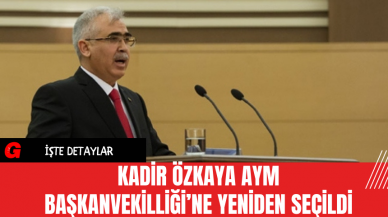 Kadir Özkaya AYM Başkanvekilliği’ne Yeniden Seçildi