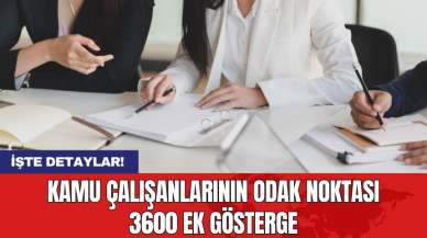 Kamu çalışanlarının odak noktası 3600 ek gösterge