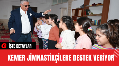 Kemer Jimnastikçilere Destek Veriyor