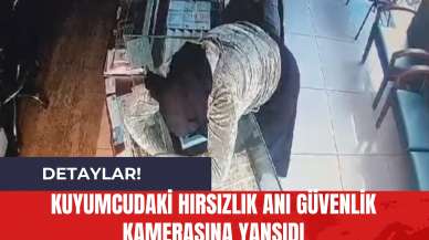 Kuyumcudaki Hırsızlık Anı Güvenlik Kamerasına Yansıdı