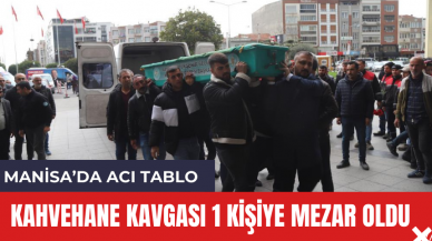 Kahvehane Kavgası 1 Kişiye Mezar Oldu